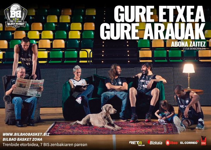 Campaña de abonados del Bilbao Basket.