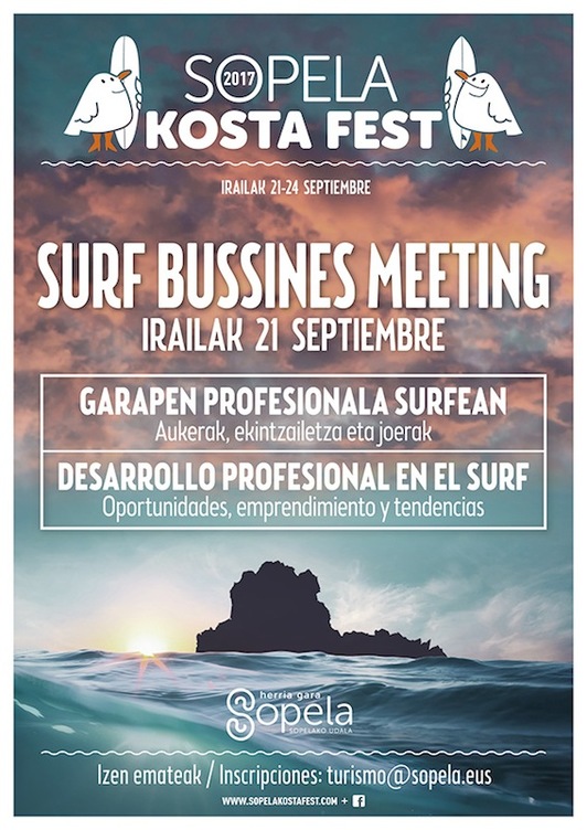 ‘Surf Business Meeting’, el 21 de setiembre en Sopela. 