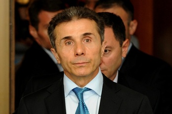 El líder del partido Sueño Georgiano Bidzina Ivanishvili. (Vano SHLAMOV/AFP)