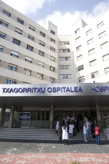 El fallecimiento tuvo lugar en el hospital de Txagorritxu. (Juanan RUIZ/ARGAZKI PRESS)