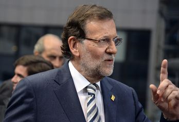 Rajoy en la cumbre de la UE. (AFP)