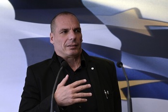 El ministro griego de Finanzas, Yanis Varoufakis. (Louisa GOULIAMAKI/AFP PHOTO)
