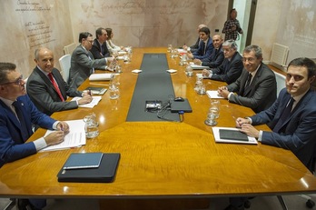 Reunión en Gasteiz del Consejo Vasco de Finanzas. (Juanan RUIZ / ARGAZKI PRESS)
