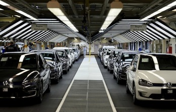 Factoría de Volkswagen en la ciudad alemana de Wolfsburgo. (Odd ANDERSEN/AFP)