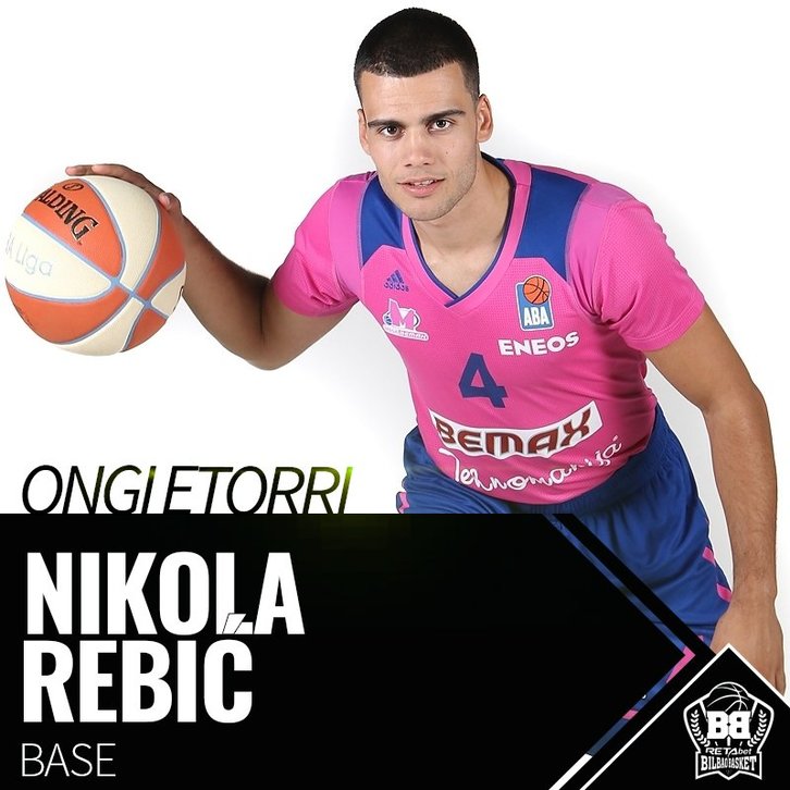 El RETAbet Bilbao Basket ha confirmado el fichaje de Nikola Rebic. (@CDBILBAOBASKET)