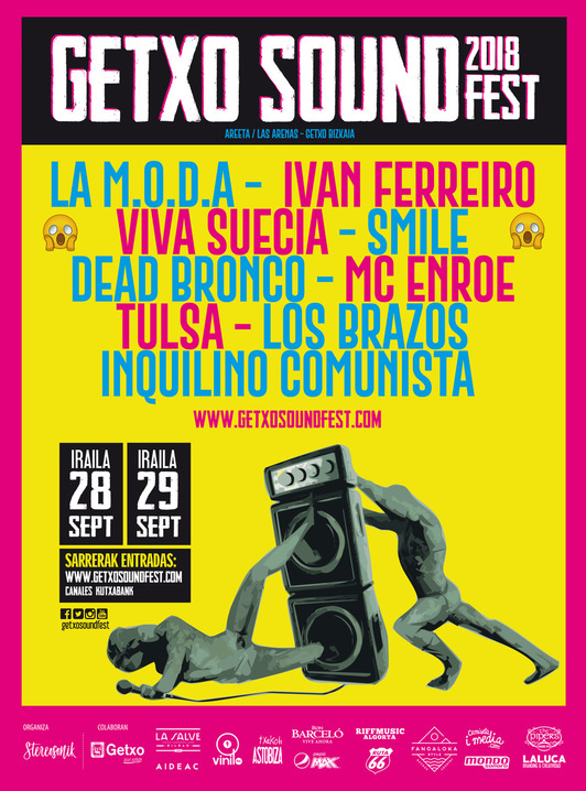 Cartel primera edición de Getxo Sound Fest.
