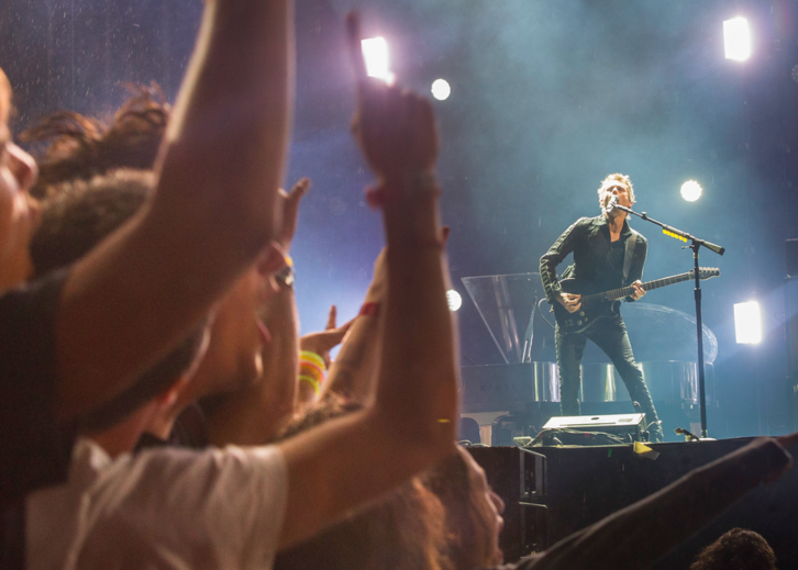 Muse durante la actuación en el BBK Live de 2015. (Monika DEL VALLE / FOKU)