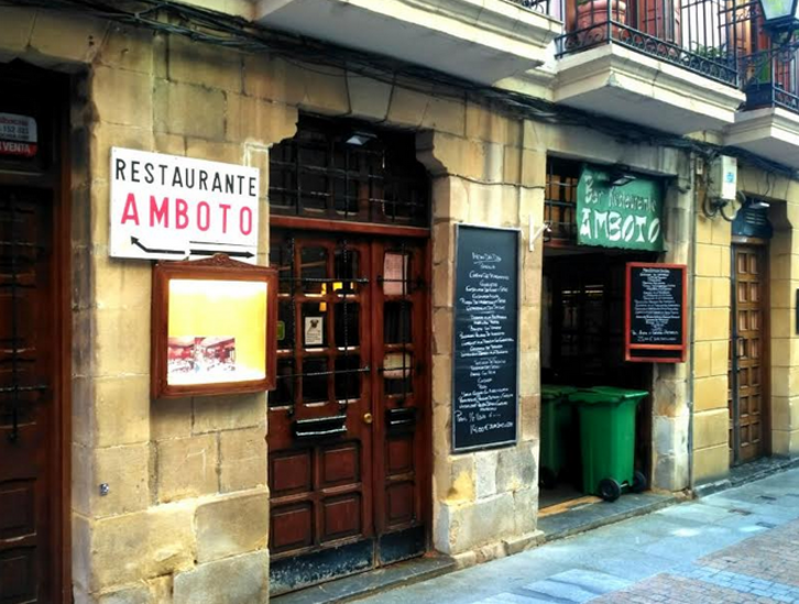 Restaurante Amboto del Casco Viejo de Bilbo.
