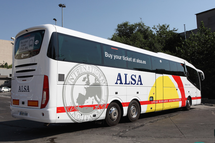 Autobús de ALSA.