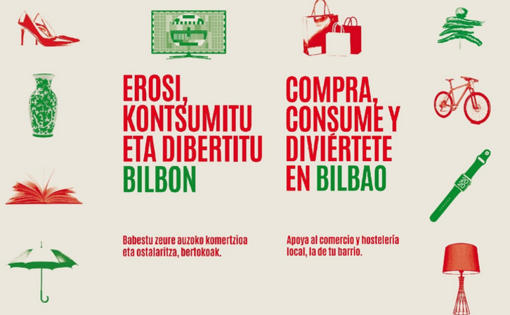 Campaña ‘Compra, Consume y Diviértete en Bilbao’.