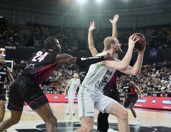 Niners Chmnitz ha frenado en seco a Bilbao Basket, aunque sea a garrotazo limpio.