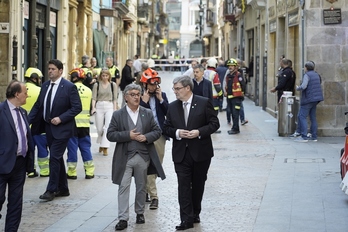El alcalde, Juan María Aburto, ha acudido a Dendarikale tras conocer los hechos.